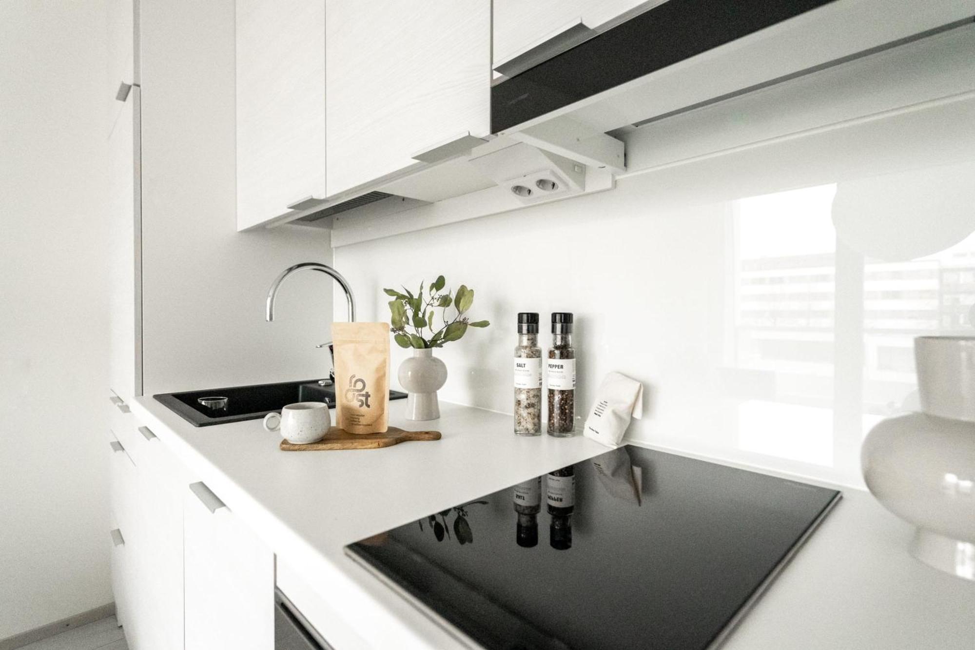 Roost Pakkahuone - 3h, autopaikka ja sauna Apartment Oulu Bilik gambar